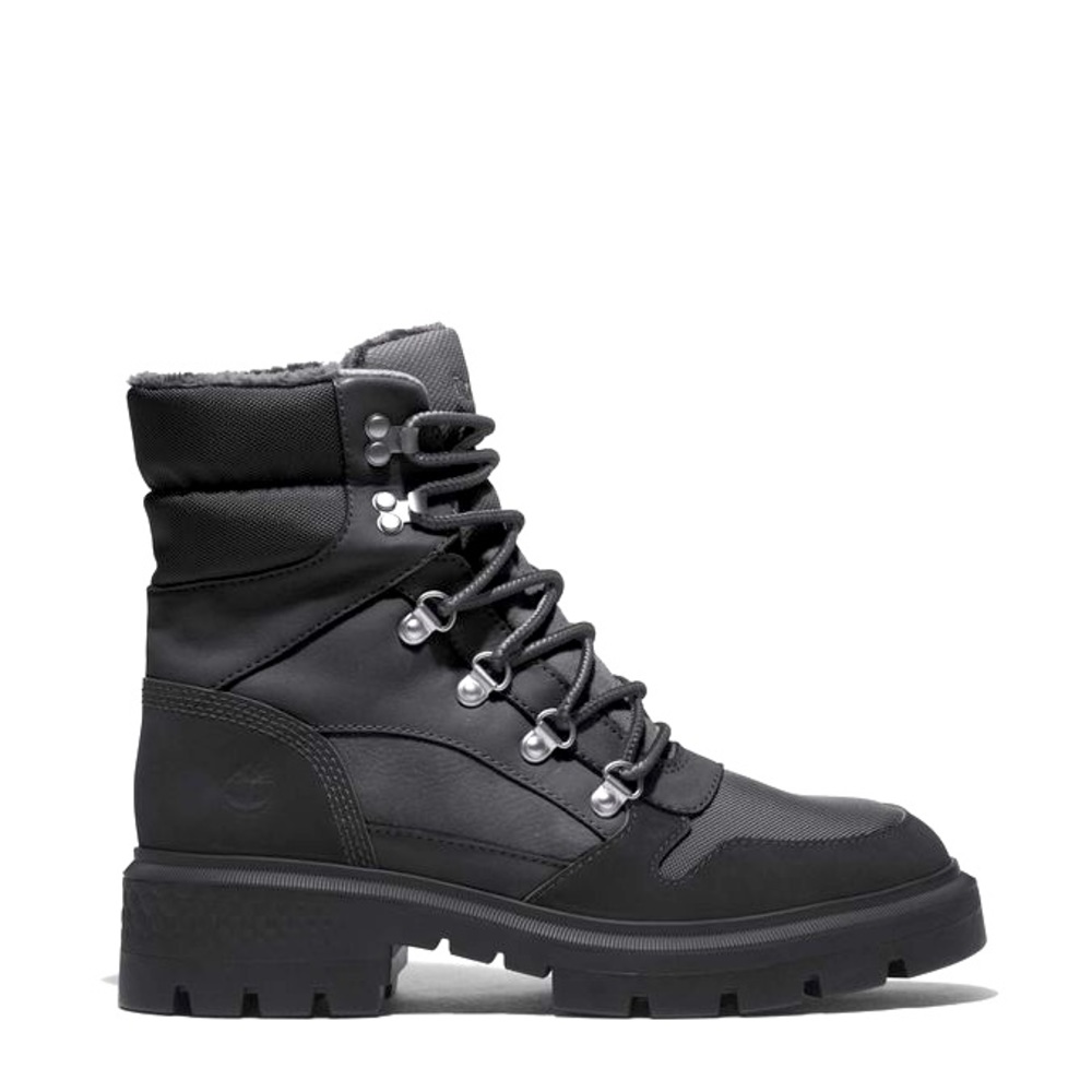 Timberland Warm Lined Boots, Black Leather, W 8.5